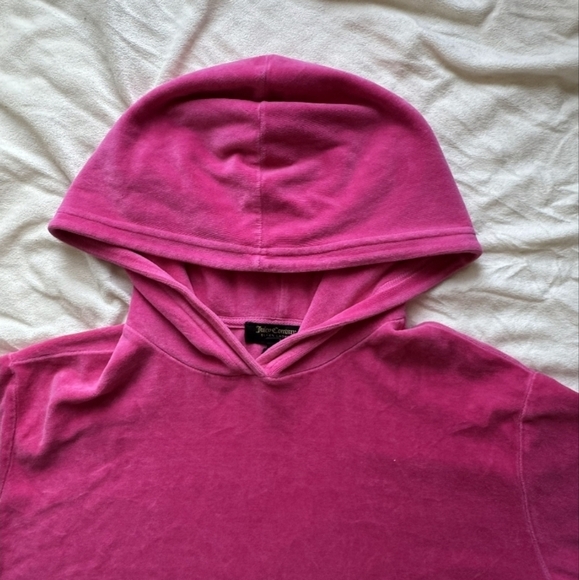 Vintage Y2K Juicy Couture Vibrant Pink Hoodie - Picture 3 of 7
